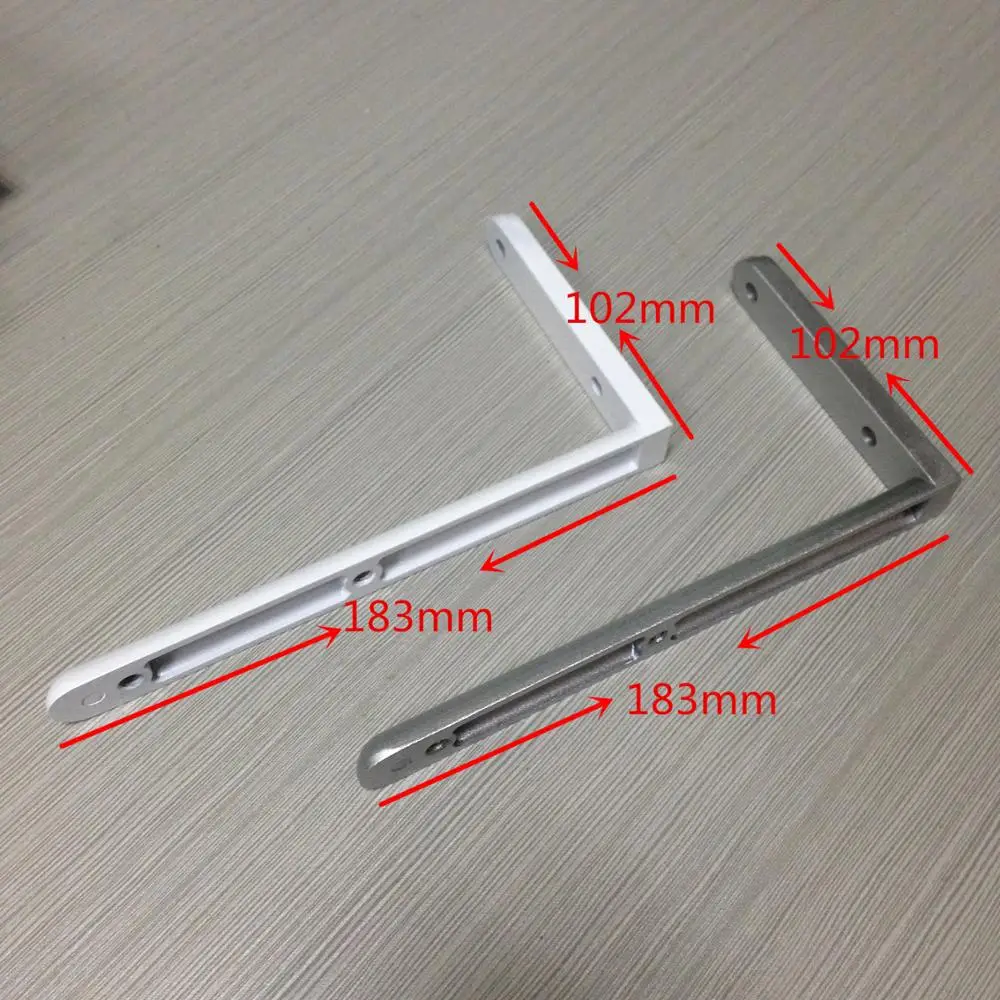 New design Aluminum modesty panel brackets for office workstation mounting bracket
