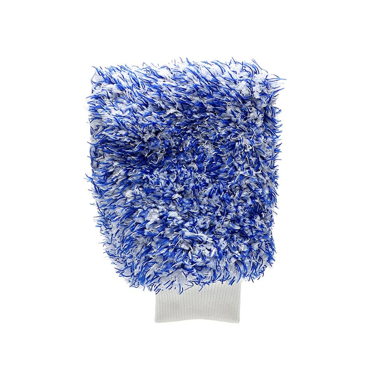 
Sublimation kitchen dishwashing gloves high density washing cleaning glove microfiber chenille cloth gloves for car 