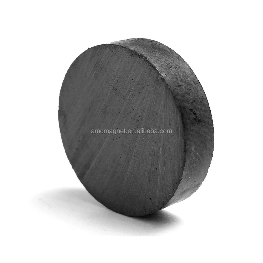 anisotropic strontium hard ferrite round magnet