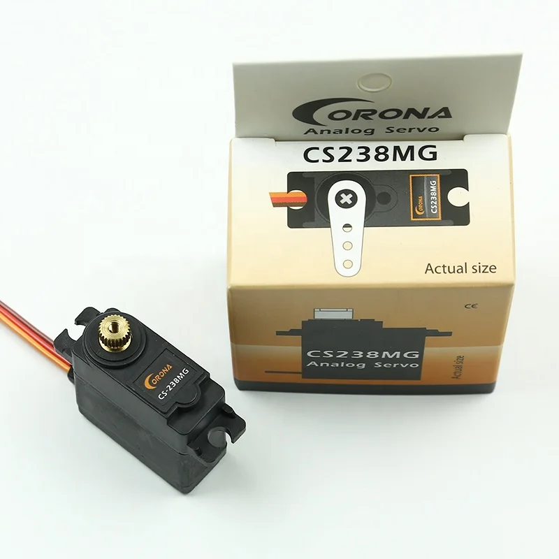 Corona CS238MG Мини Размеры металла шестерни Аналоговый сервопривод для Rc грузовик игрушечные лошадки