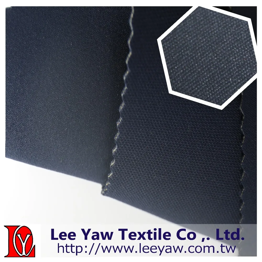 100% polyester pique stretchable + neoprene+ polyester H.gauge interlock fabric with stretchable