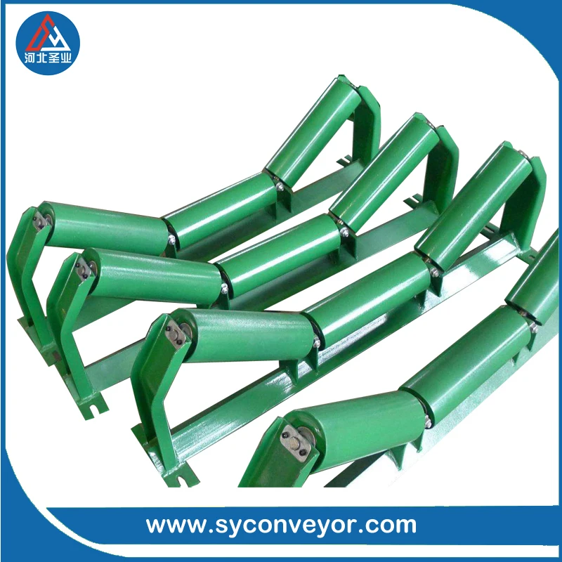 
6 inch dia carrier conveyor roller with idler frame 