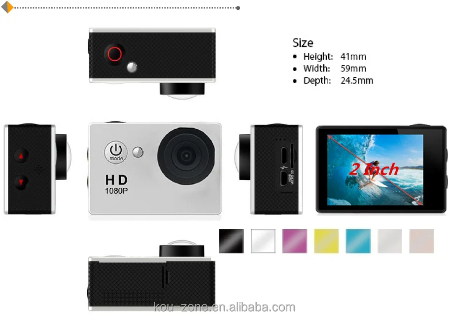 
Trending Products A7 Dv!! Full HD 30M Waterproof 1080P Action Digital Cam Sports Camera Cheap Products 