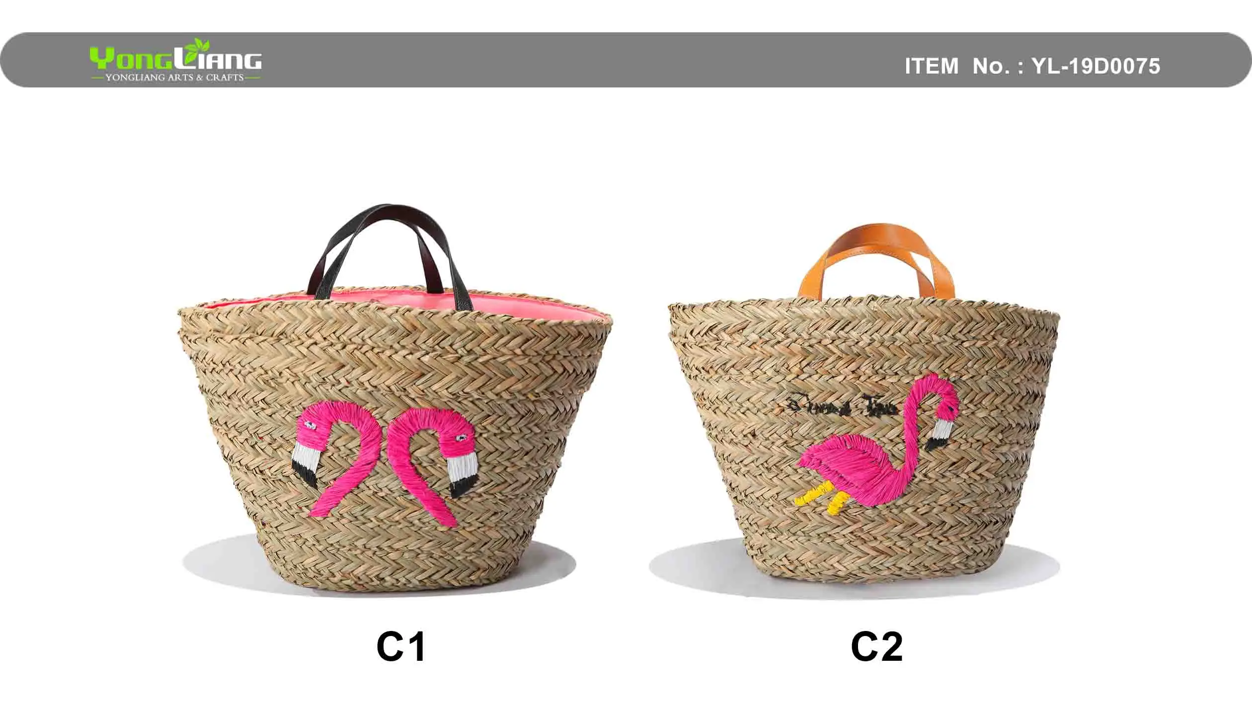 natural straw bag handmade woven handbag braid weaving handbag bag