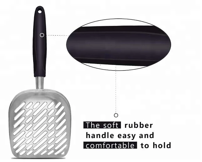 High Quality Stainless Steel Food Scoops Pet Cat Litter Scoop