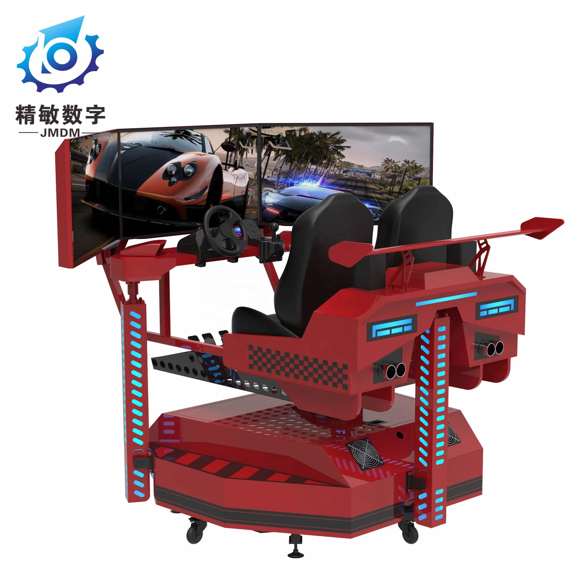 Indoor Coin Operate Driving Gaming Simulator Ski Simulator Promotion List Racing Simulator Motion for sale