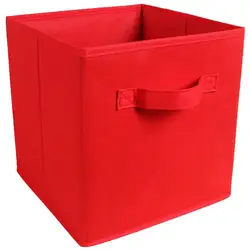 Hot Sale Collapsible Foldable Fabric Cloth Storage Cube With Handles