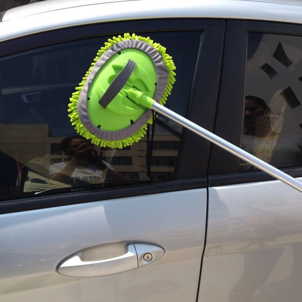 2020 as seen on TV 2017 the chenille car cleaning mop with aluminum 4 sectional poles