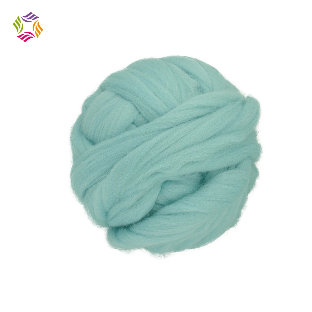 Charmkey super chunky merino wool yarn 66s-110s hand knitting yarn by hand