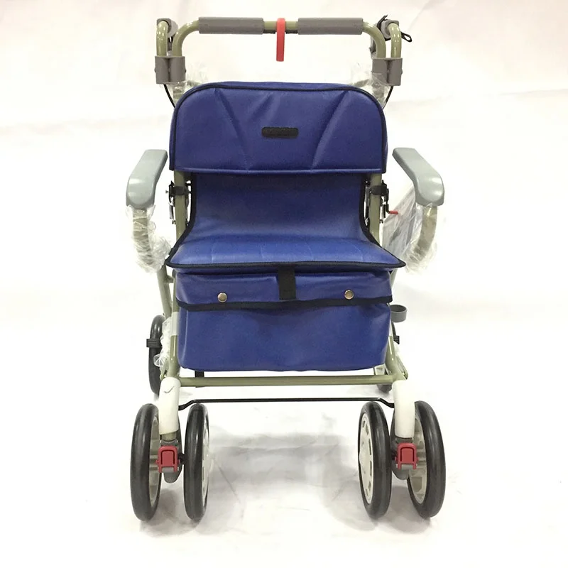 
SG approval aluminum lightweight adult rollator elderly walker 