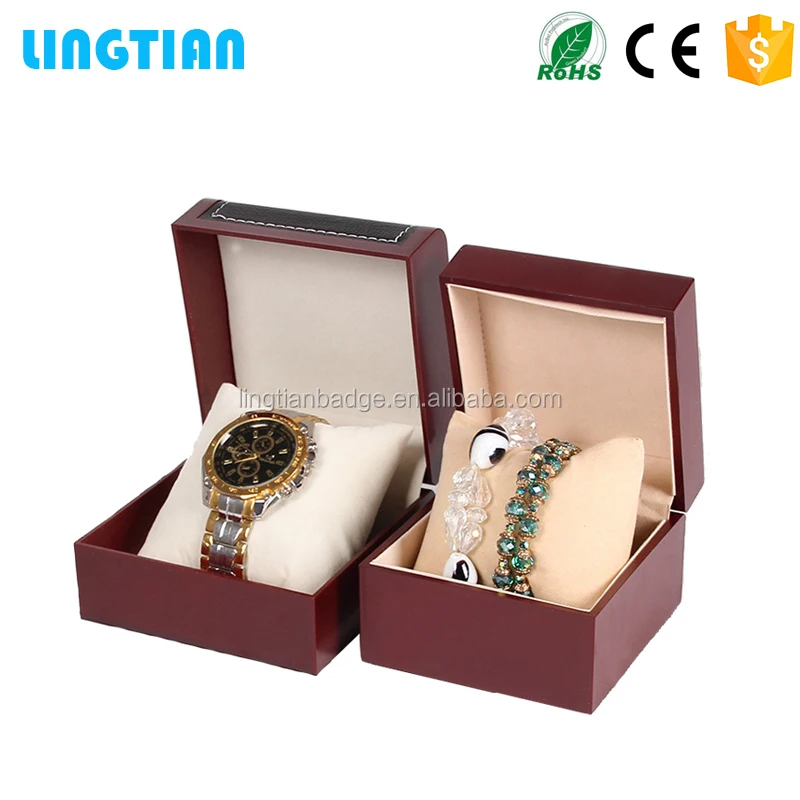 LINGTIAN Custom Logo Watch Display Box Watch Organizer Box