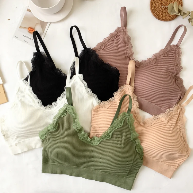 
2020 Women Seamless Bra Ladies Daily Wear Casual Teenage Girl Bra and Underwear 