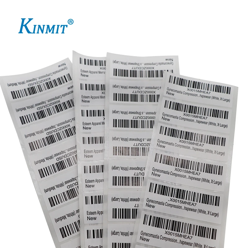 Adhesive Running Number / Serial Number Stickers Barcode Sticker Labels Supplier