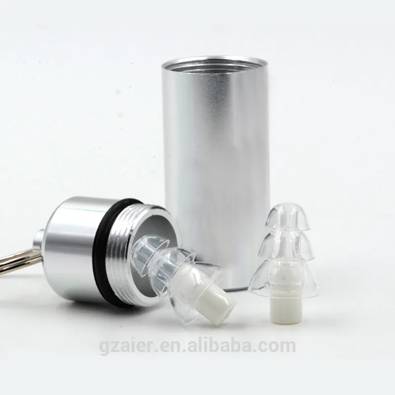 Noise reduction hearing protection silicone music earplug with filter