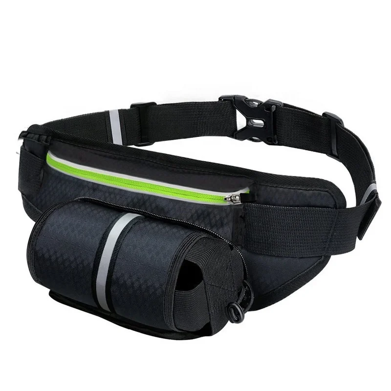 Walking Belt Water Bottle Fanny Pack for Hiking, Jogging or the Gym Conveniently Stay Active While Keeping Hands Free Fits Phone