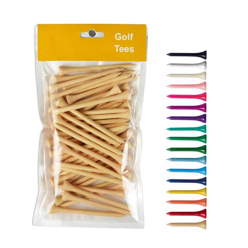 Colored Long Wooden Golf Tees
