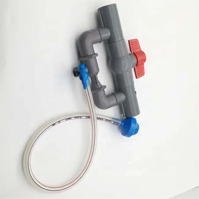 Manufacturers Selling Big Flux Plastic Venturi Fertilizer Injector 1/2 Inch
