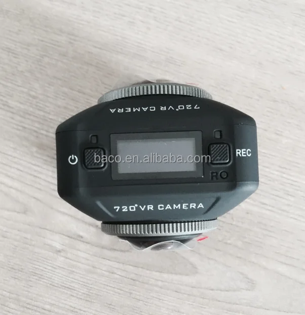 2017 новая модель 360 двойной объектив 720 градусов VR панорамная камера 4K WIFI 360 Экшн-камера