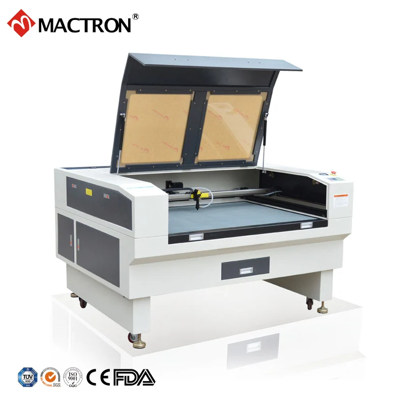 Dongguan Mactron лазер 1390 вышивка тканые этикетки Лазерная резка машина для продажи