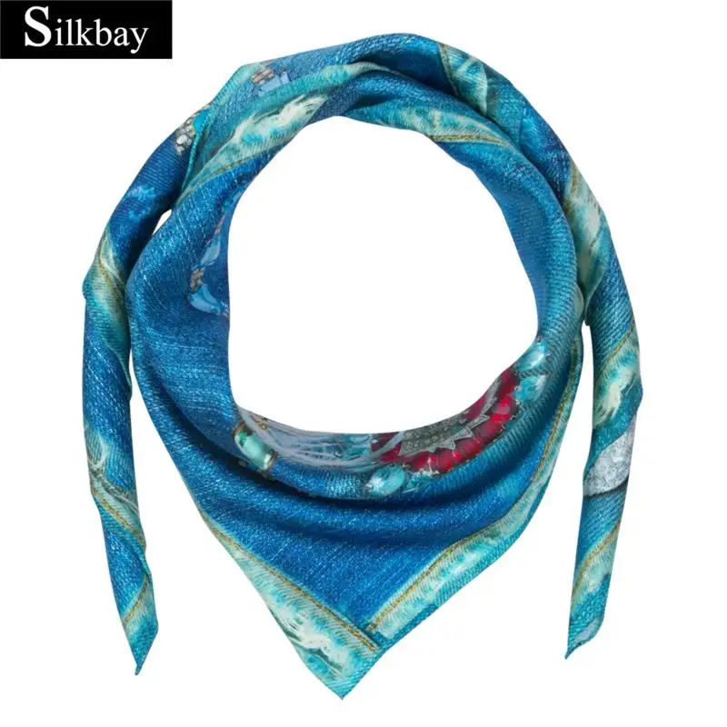 
Low MOQ fashion hot long style warm lady scarfs silk neck scarf yiwu 
