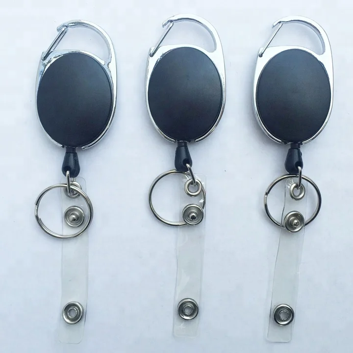 Wholesale High Quality Carabiner Retractable Badge Reel