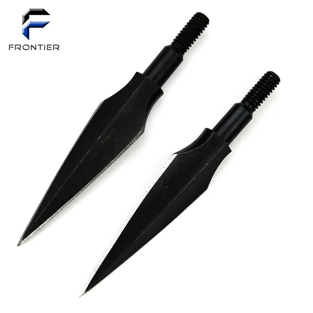 Fish  Solid Steel Broadhead Head Arrow Point Archery