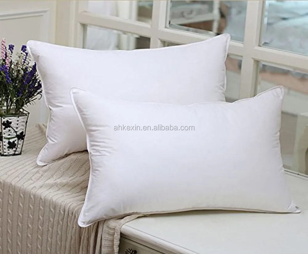 
Wholesale king size down feather cotton filling pillow 