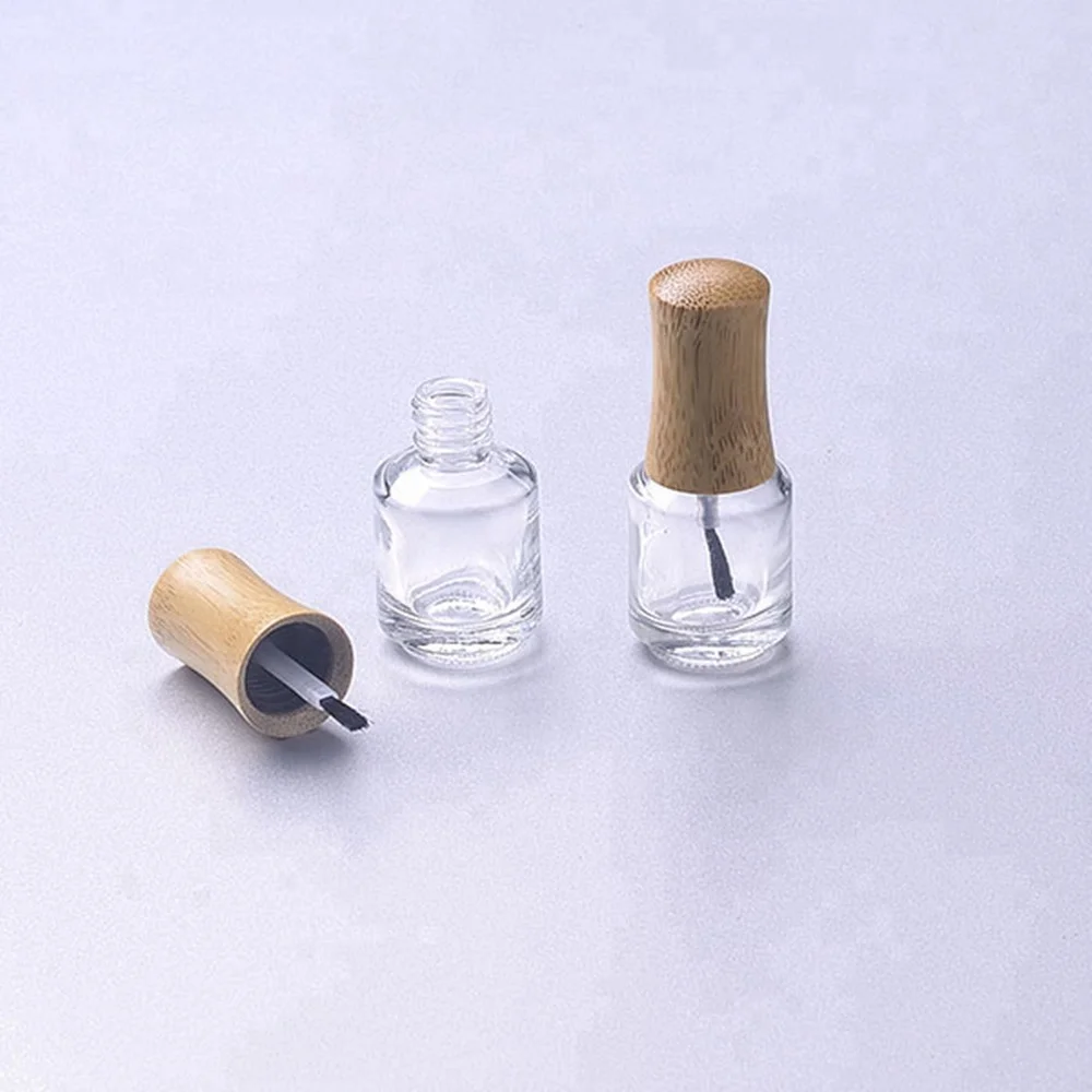 
New design product bamboo/wooden cap for empty nail polish bottle caps 
