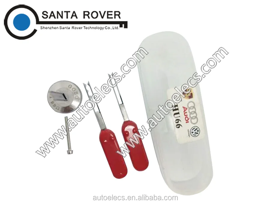 3-го Поколения Внутренний Groove Авто Отмычку Набор для VW Audi HU66 Слесарь Инструмент