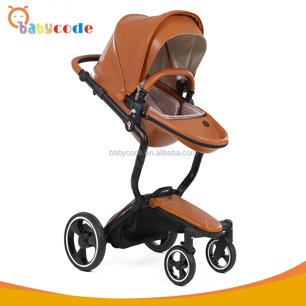 Luxury Baby Stroller With Cushion Child Cart Seat Cushion, Pushchair with Cotton pad Thick Mat 0-36 Month Baby