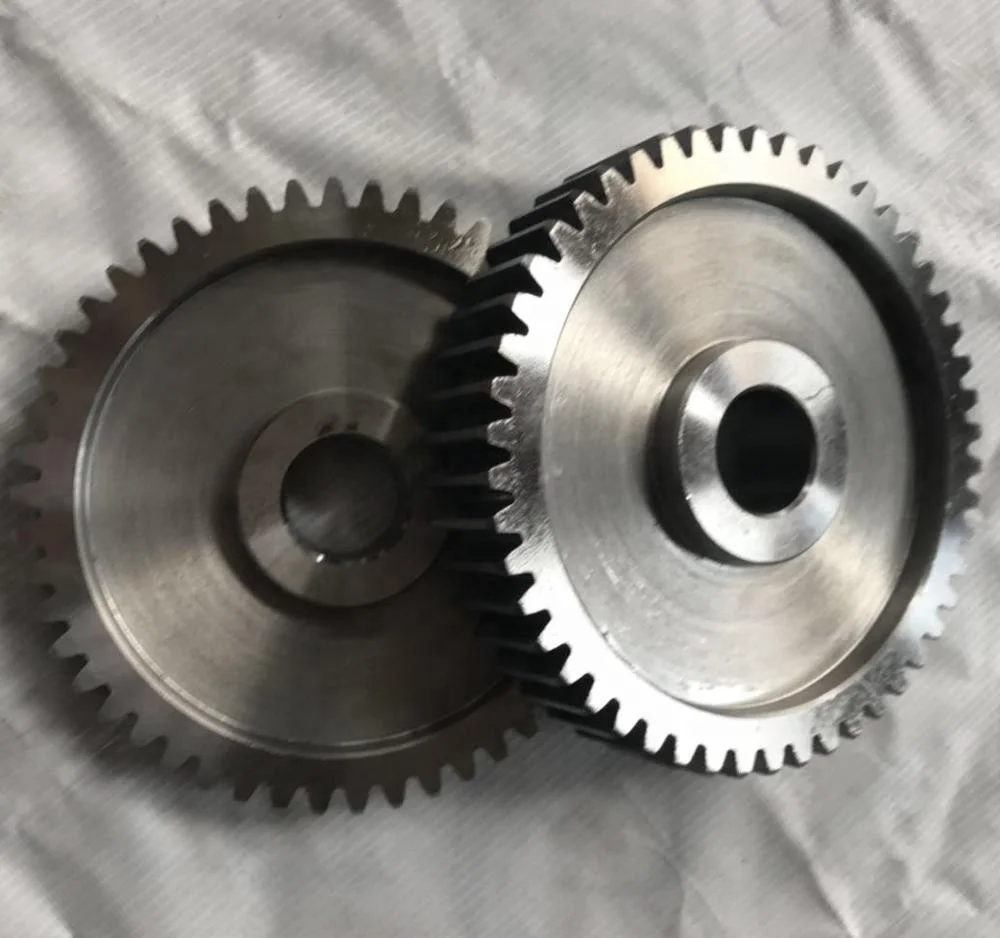 
Customized large cnc machining stainless steel big spur helical gear wheel 5M-50T 