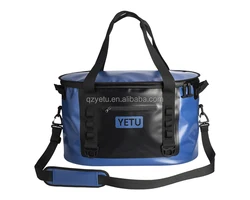 Extra Large Insulated Water Bottle 6 Can Cooler Bag for Meat Thermal Food Waterproof Letter Nylon