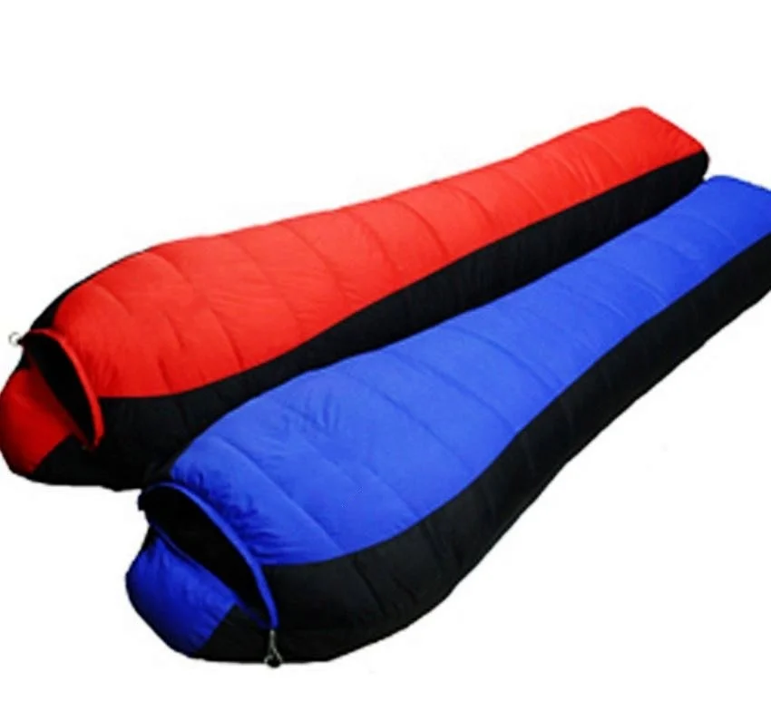 Custom lightweight polyester travel sleeping bag for camping mummy bag