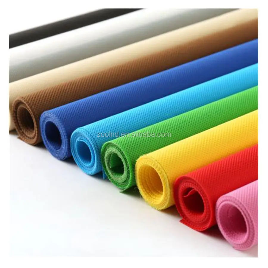 100% Polypropylene Fabric 120gsm Color PP Spunbond Nonwoven Fabric