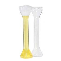 Long Neck Customized Drinking Party Yard Cup Clear Yard Cup With Straw