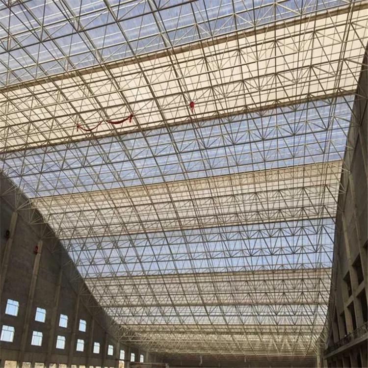 Arch Steel Space Frame Roofing System For Indoor And Outdoor Stadium/Sports Central Hall