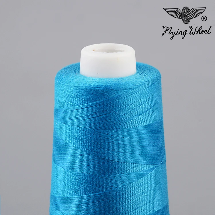 40S/2 tex27 ticket120 high tenacity sewing thread spun polyester for jeans