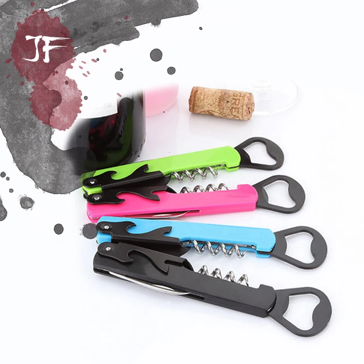
wholesale many color metal mini winged corkscrew wing corkscrew wine beer bottle opener kit use home bar hotel 