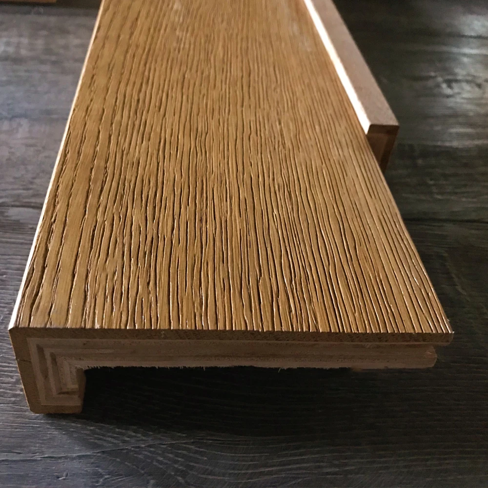 Wood Parquet Timber Flooring UV lacquer waterproof french oak wood stair floor accessory