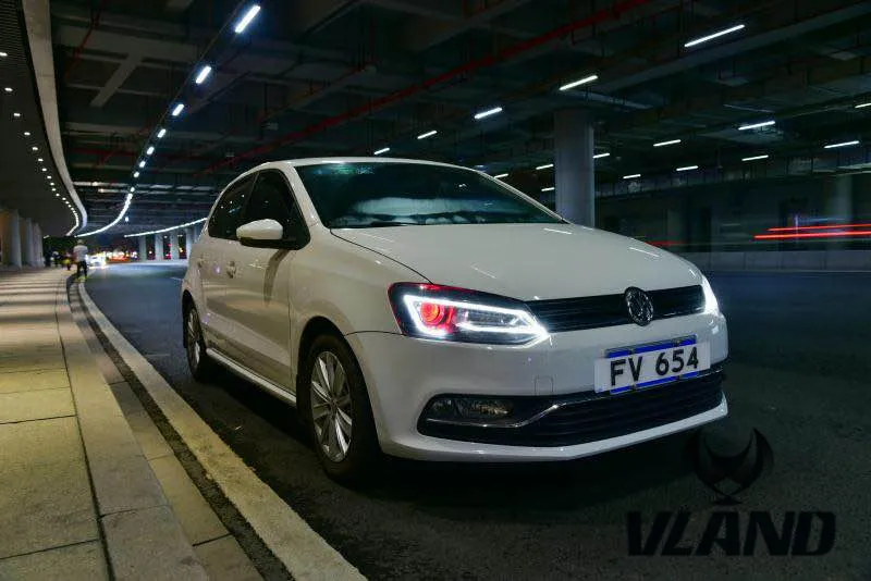 VLAND Car Lamp Factory LED Head Lamp For POLO 2011-2017 Xenon Headlight Plug And Play New Design