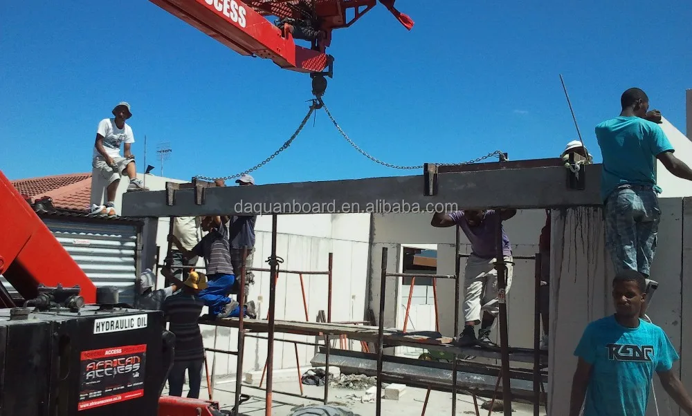 2020 Wuhan Daquan Prefab house/ villa/ bungalow/ chalet/ cottage/ hotel/ apartment - lightweight EPS Cement sandwich wall panel