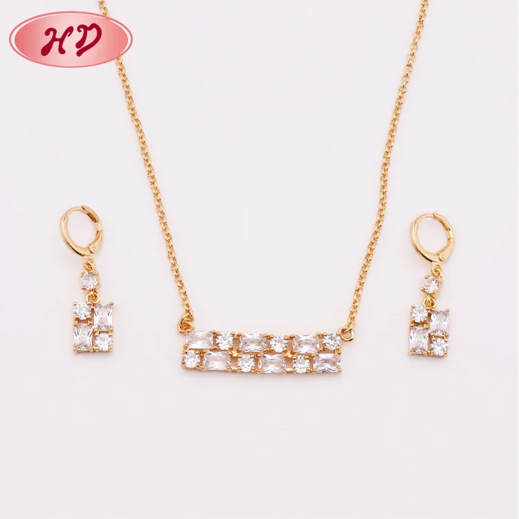 Best Jewelry Pakistani Colorful 18K Gold Jewelry Sets for Women