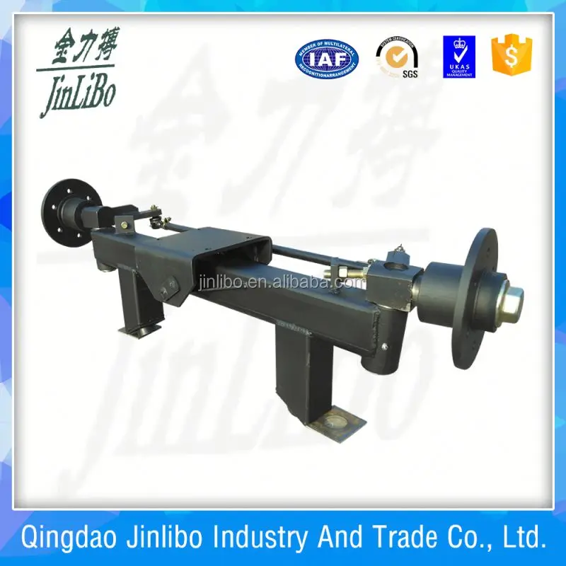 rear trailer bpw self-steering axle