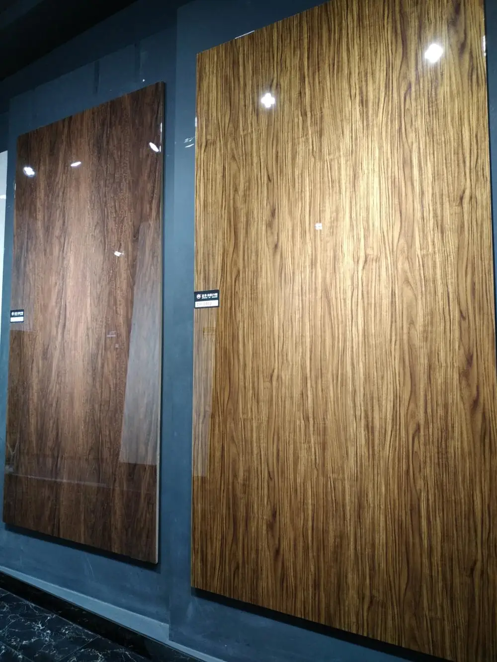 High gloss wood grain fiberboard mdf for furniture