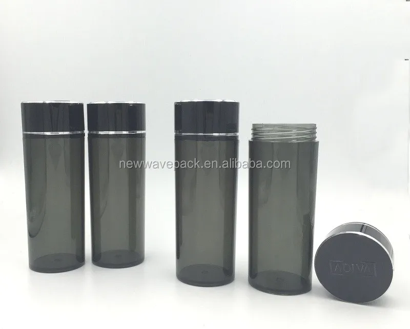 60ml 75ml 100ml 120ml 150ml 200ml amber wide mouth plastic medical pill bottle with shine gold