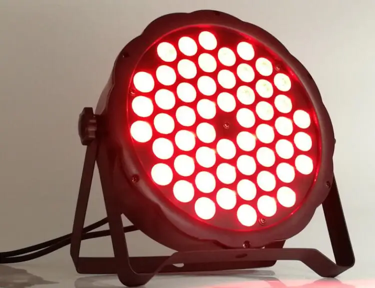 WAYU 54*3W LED flat par light RGB 3in1 par can or dmx party disco bar stage home light