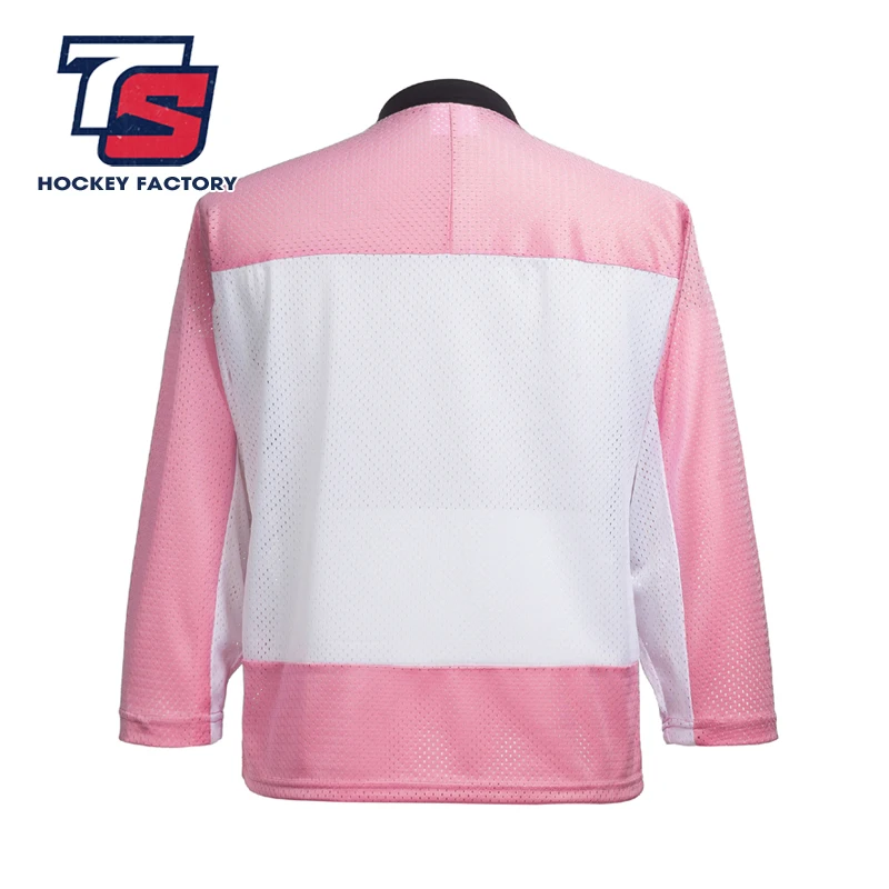 pink ice hockey jersey