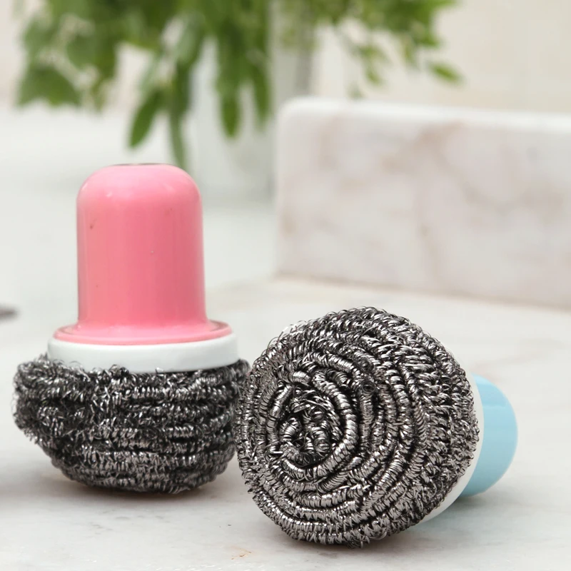 Plastic Handheld Kitchen Steel Wire Washing Cleaning Brush