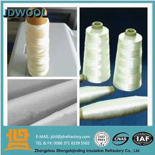 
JDWOOL high Heat oven insulation Textile Ceramic Fiber Yarn 