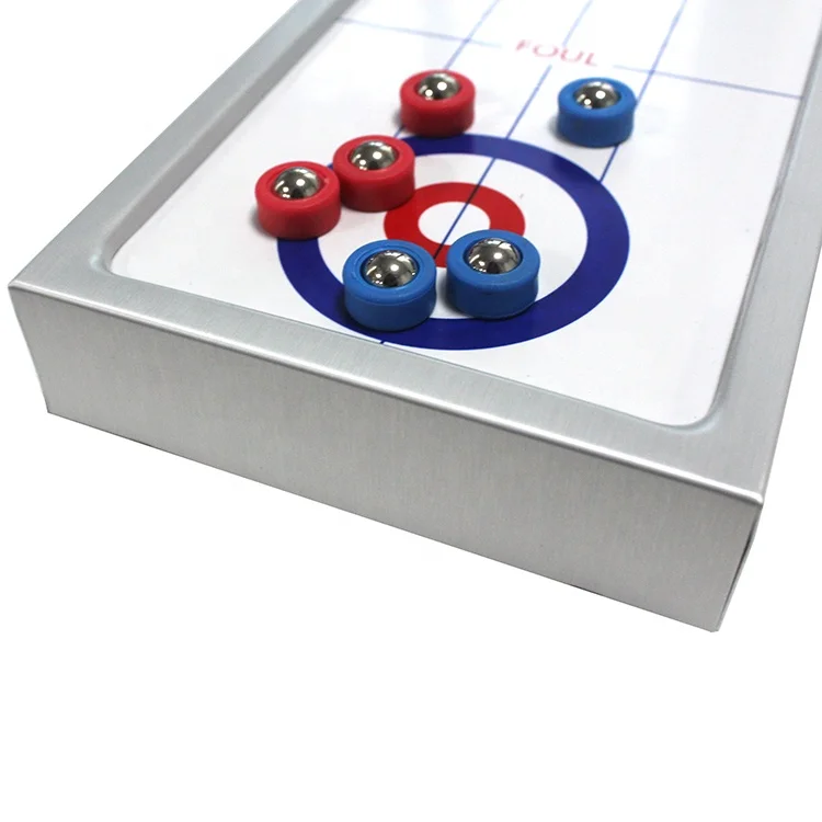 Роскошная металлическая алюминиевая Настольная мини-игра в боулинг 3 в 1